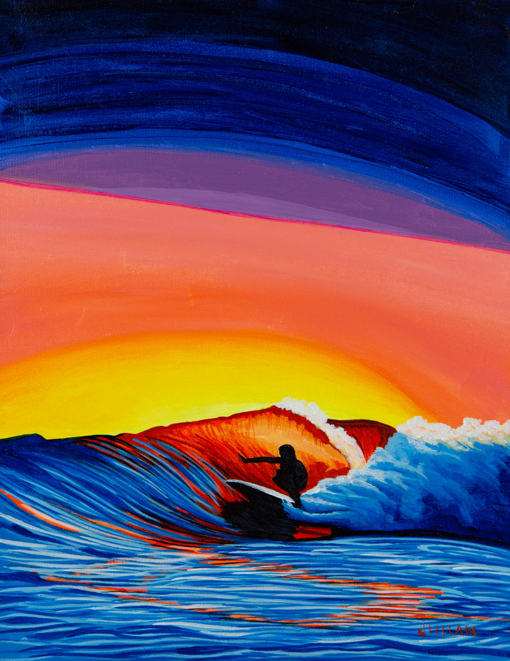 Sunset Surf – By Jill Stewart
